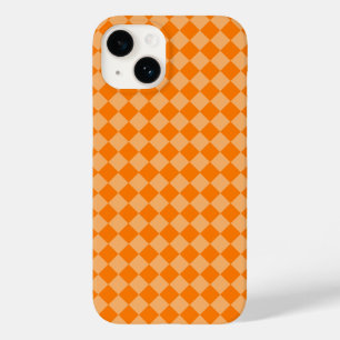 Coque Case-Mate iPhone Motif de diamants orange combiné par STaylor