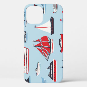 Case-Mate iPhone Case Motif de doodle du transport vintage par eau