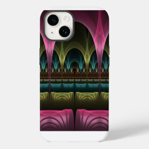 Coque Case-Mate iPhone Motif de fantaisie spécial abstrait fractal coloré