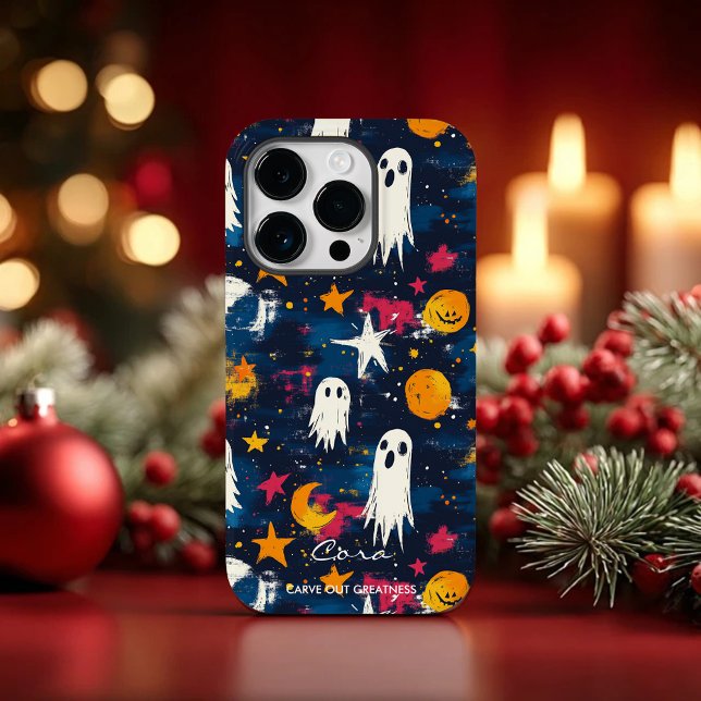 Coques Case-Mate iPhone Motif de fantôme joueur pour Halloween (Créateur téléchargé)