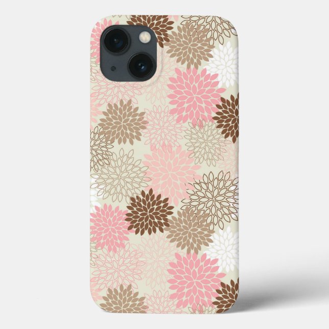 Coques Case-Mate iPhone Motif De FEMME Rose Et Brown (Verso)