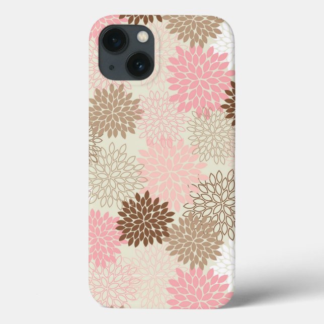Coques Case-Mate iPhone Motif De FEMME Rose Et Brown (Verso)