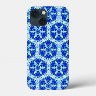 Case-Mate iPhone Case Motif de fermeture de flocon de neige - Bleu et bl