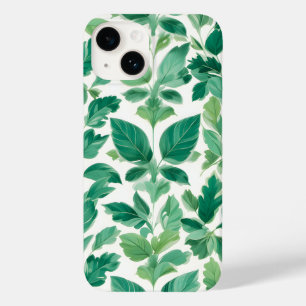 Coque Case-Mate iPhone Motif de feuillage vert luxuriant