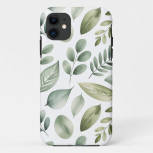 Case-Mate iPhone Case Motif de feuille à l'aquarelle