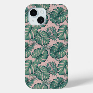 Coque Case-Mate iPhone Motif de feuille tropicale