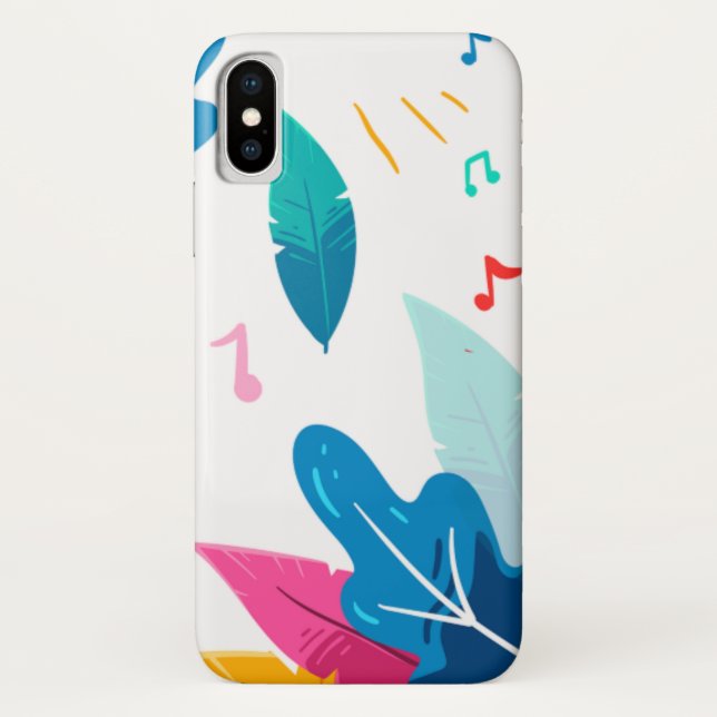 Coques Case-Mate iPhone Motif de feuilles époustouflant (Dos)