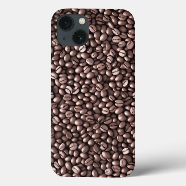 Coques Case-Mate iPhone Motif de fèves de café (Verso)