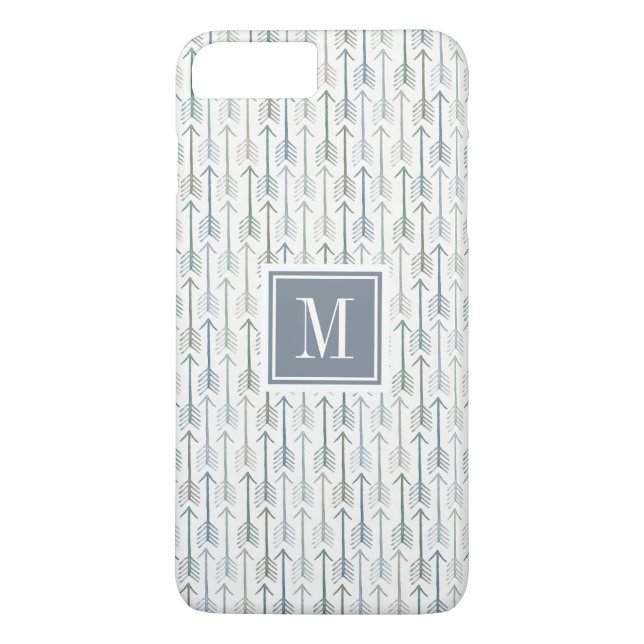 Coques Case-Mate iPhone Motif de flèche d'envie de voyager d'aquarelle du (Dos)