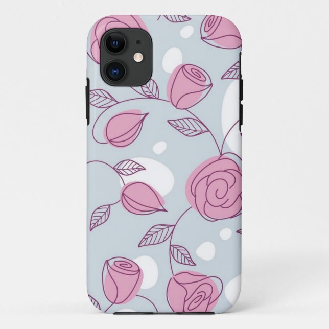 Coques Case-Mate iPhone Motif de fleurs (Dos)