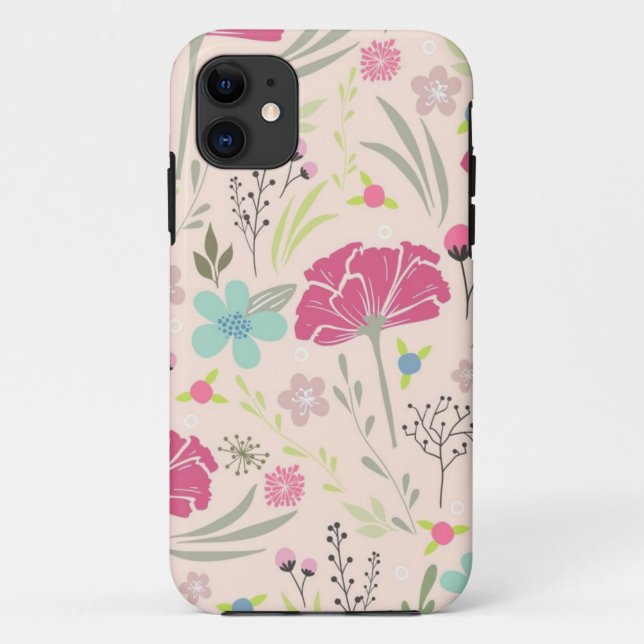 Coques Case-Mate iPhone Motif de fleurs (Dos)