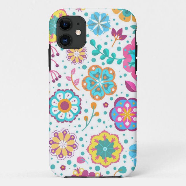 Coques Case-Mate iPhone Motif de fleurs (Dos)