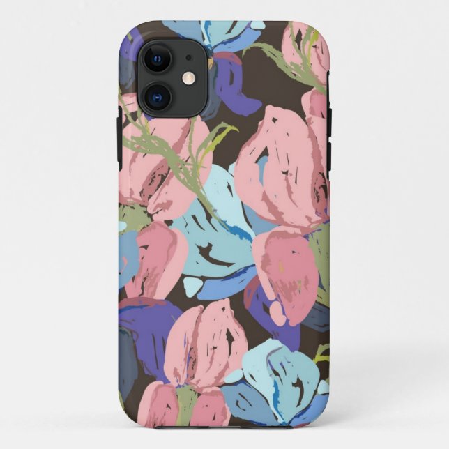 Coques Case-Mate iPhone Motif de fleurs (Dos)
