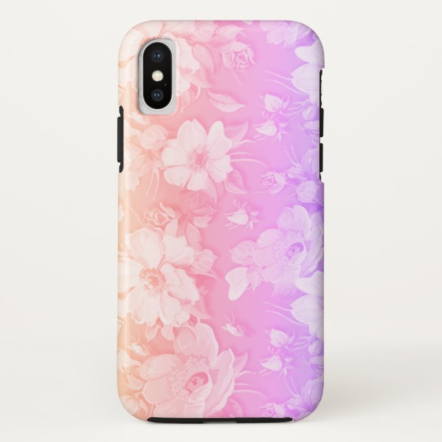 Coques Case-Mate iPhone Motif de fleurs (Dos)