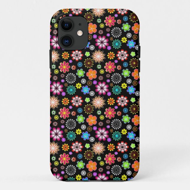 Coques Case-Mate iPhone Motif de fleurs adorables (Dos)