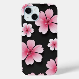 Coque Case-Mate iPhone Motif de fleurs de cerisier de Sakura rose