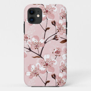 Coques Pour iPhone Motif de fleurs de fleurs de cerisier