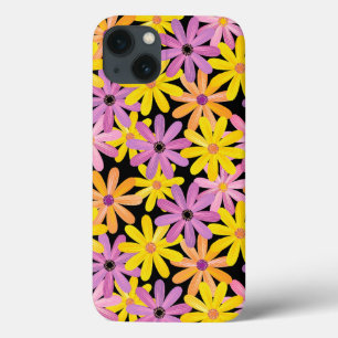 Coque Case-Mate iPhone Motif de fleurs de Gerbera, arrière - plan