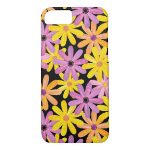 Coque iPhone 8/7 Motif de fleurs de Gerbera, arrière - plan