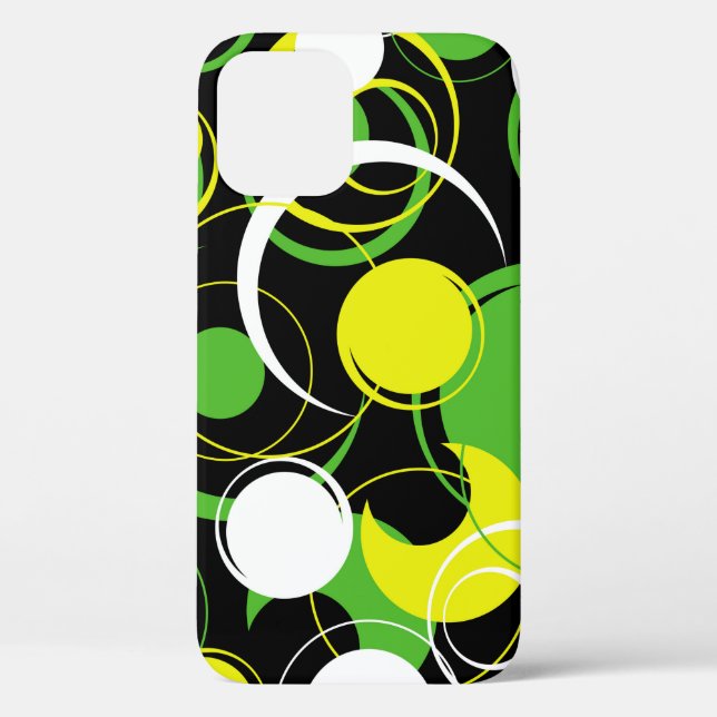 Coques Case-Mate iPhone Motif de fleurs dessin abstrait, art, arrière - pl (Verso)