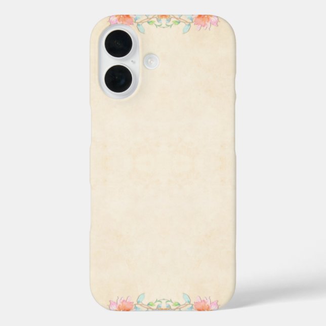 Coques Case-Mate iPhone Motif de fleurs élégant (Verso)
