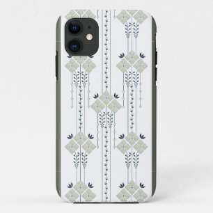 Case-Mate iPhone Case motif de fleurs et boucles karo