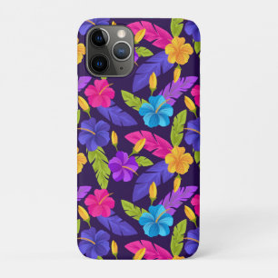 Case-Mate iPhone Case Motif de fleurs Feuilles tropicales colorées