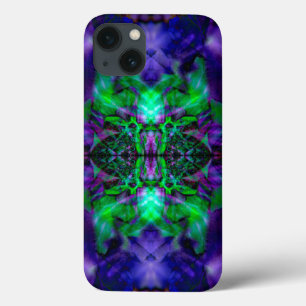 Etui iPhone Case-Mate Motif de fleurs kaléidoscope violet