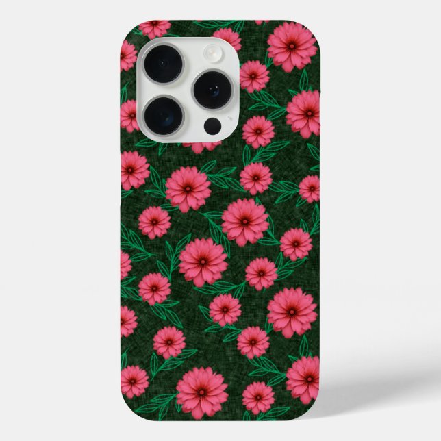 Coques Case-Mate iPhone Motif de fleurs mignonnes (Verso)