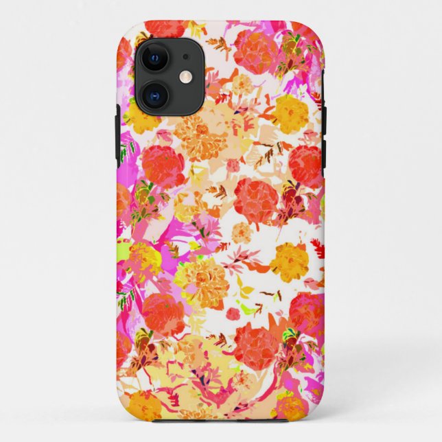 Coques Case-Mate iPhone Motif de fleurs mignonnes pour filles (Dos)