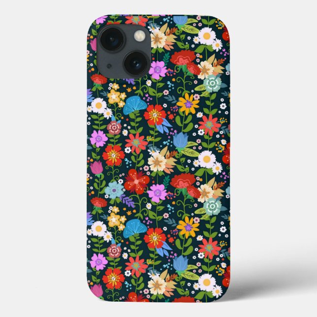 Coques Case-Mate iPhone Motif de fleurs sans soudure Ditsy-13554 (Verso)