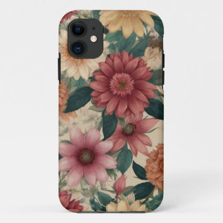 Case-Mate iPhone CASE MOTIF DE FLEURS SAUVAGES RETRO