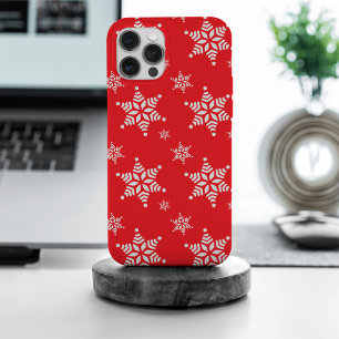 Coque Case-Mate iPhone Motif de flocon de neige, Flakes blancs, Neige, Ro