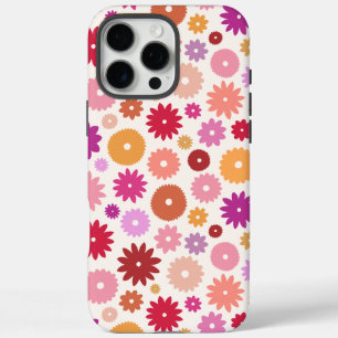 Coque iPhone 16 Pro Max Motif de floraisons colorées
