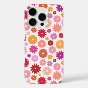 Coque iPhone 16 Pro Motif de floraisons colorées