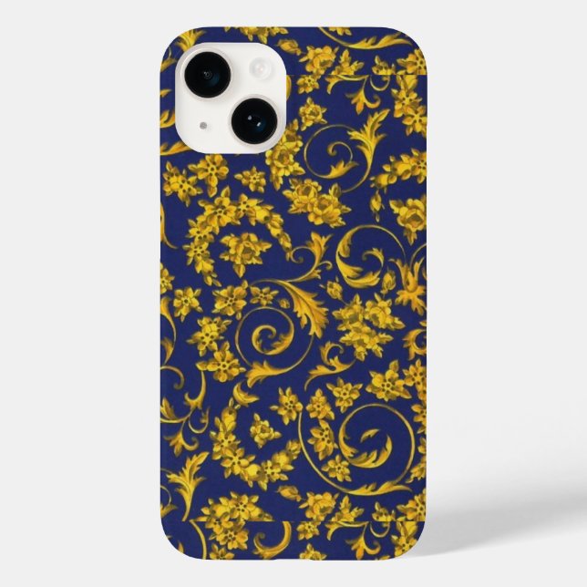Coques Case-Mate iPhone Motif de floraisons florentines italiennes (Verso)