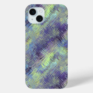 Coque Case-Mate iPhone Motif de fluides bleu tanzanite