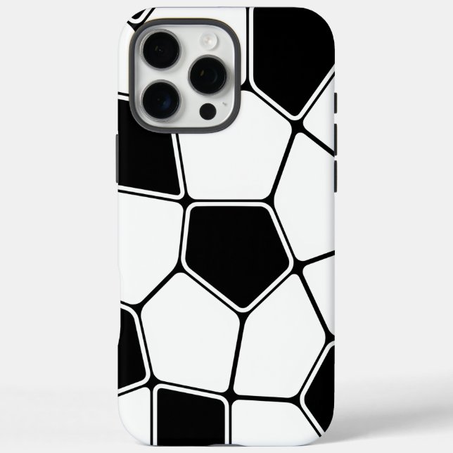 Coques Case-Mate iPhone Motif de football (Verso)