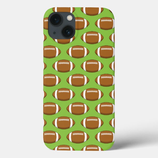Coques Case-Mate iPhone Motif de football américain (Verso)