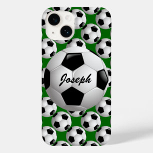 Coque Pour iPhone 14 Motif de football personnalisé