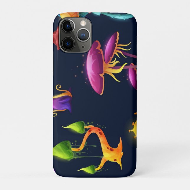 Coques Case-Mate iPhone Motif de forêt de champignons de fantaisie – Magiq (Dos)