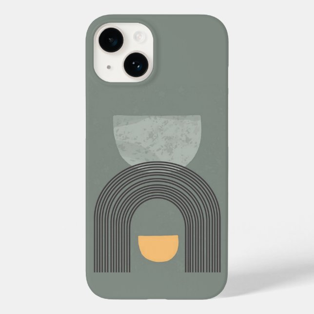 Coques Case-Mate iPhone motif de formes Abstraites de Bohême (Verso)