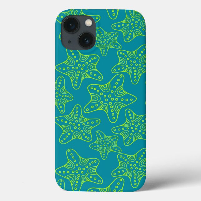 Coques Case-Mate iPhone Motif de foule d'étoiles de mer (Verso)