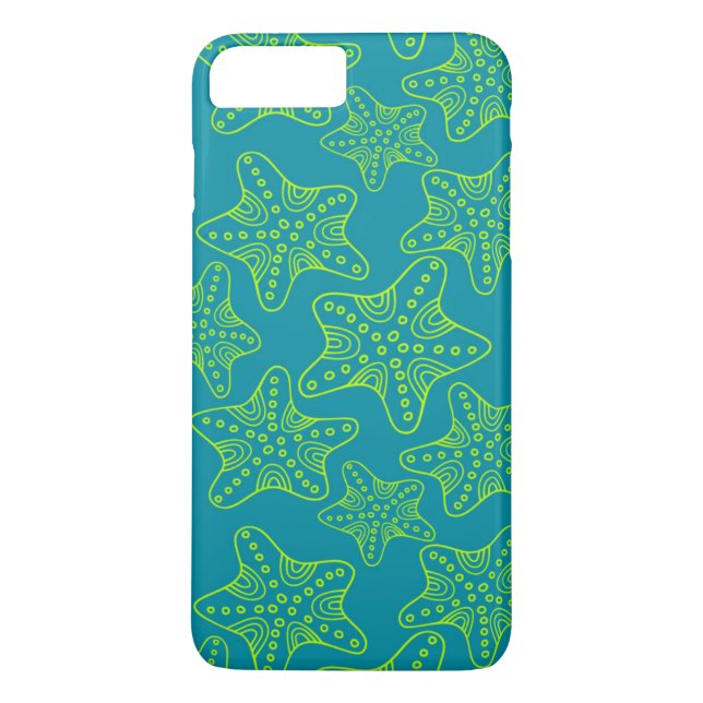 Coques Case-Mate iPhone Motif de foule d'étoiles de mer (Dos)