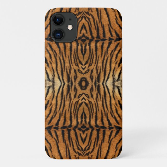 Coques Case-Mate iPhone Motif de fourrure de tigre (Dos)