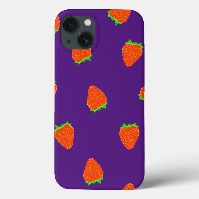 Coques Case-Mate iPhone Motif de fraises (Verso)