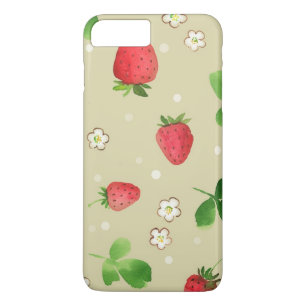 Case-Mate iPhone Case Motif de fraises d'aquarelle
