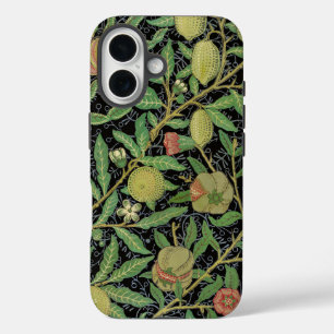 Coque Pour iPhone 16 Motif de fruit de grenade pourme noire de William 