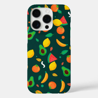 Coque iPhone 16 Pro Motif de fruits