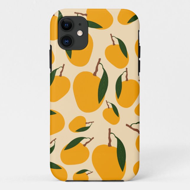 Coques Case-Mate iPhone Motif de fruits d'été Mango (Dos)